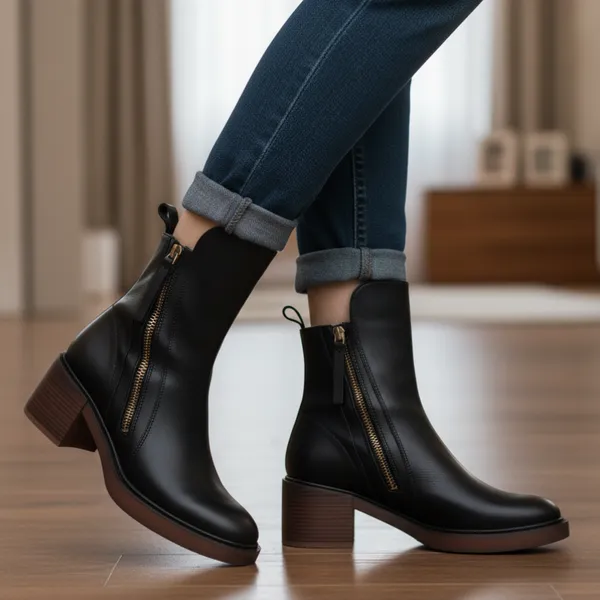 Bottines élégantes en cuir – Image 6