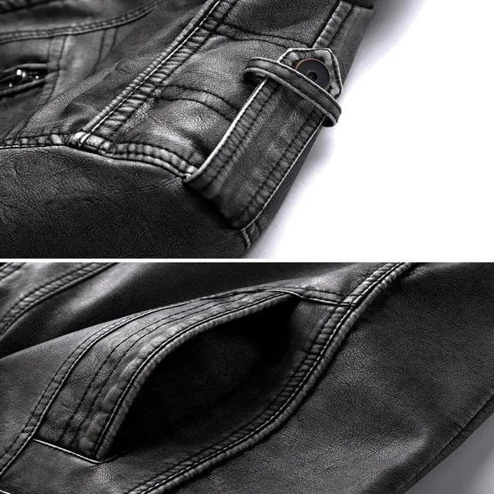 Veste en cuir pour homme – Image 3