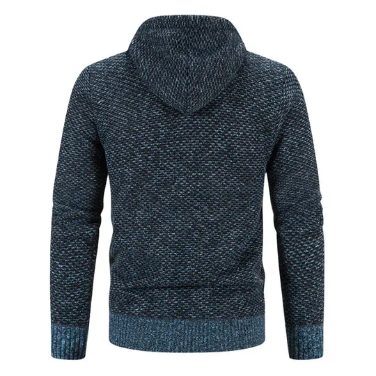 Cardigan pour homme à capuche – Image 3