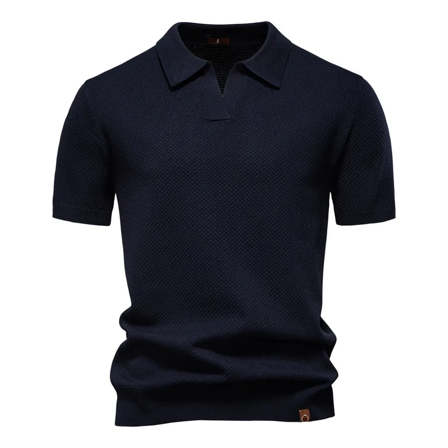 Polo-shirt structuré pour homme – Image 2