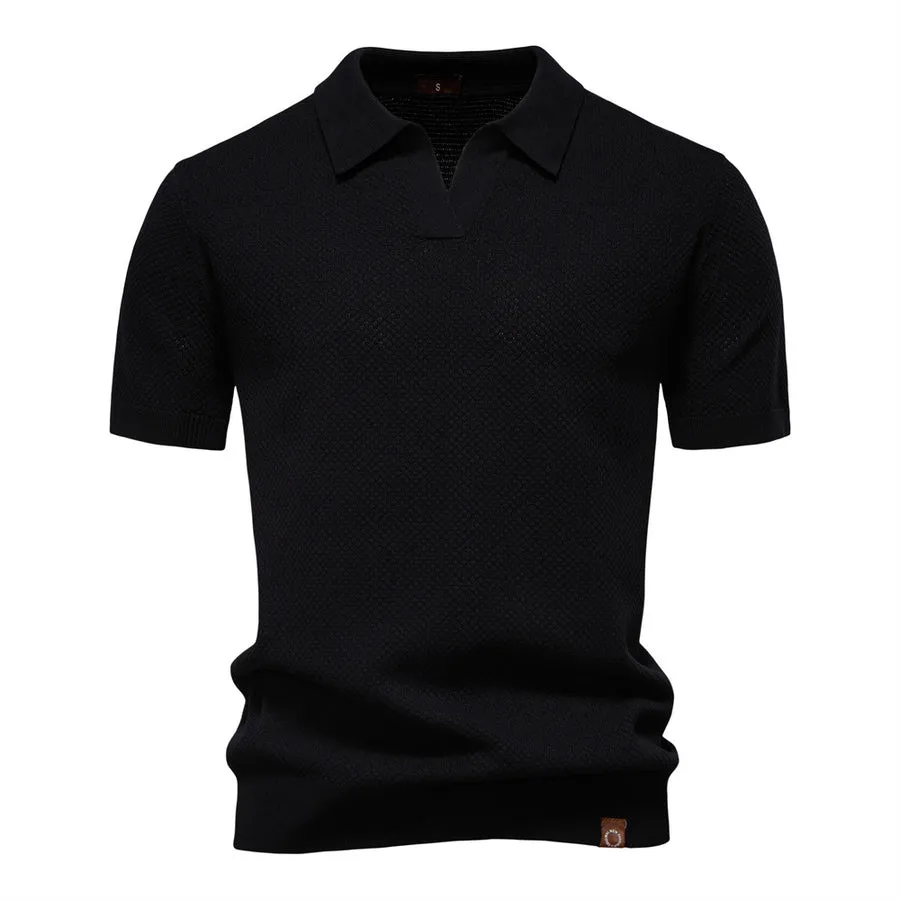 Polo-shirt structuré pour homme – Image 5