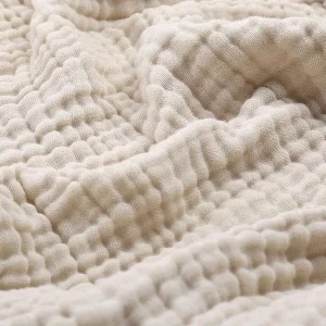 Plaid doux en mousseline