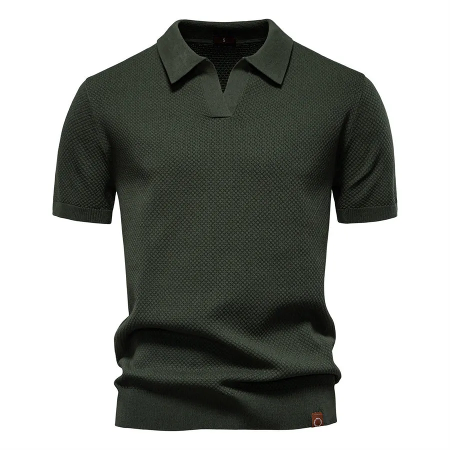 Polo-shirt structuré pour homme – Image 6