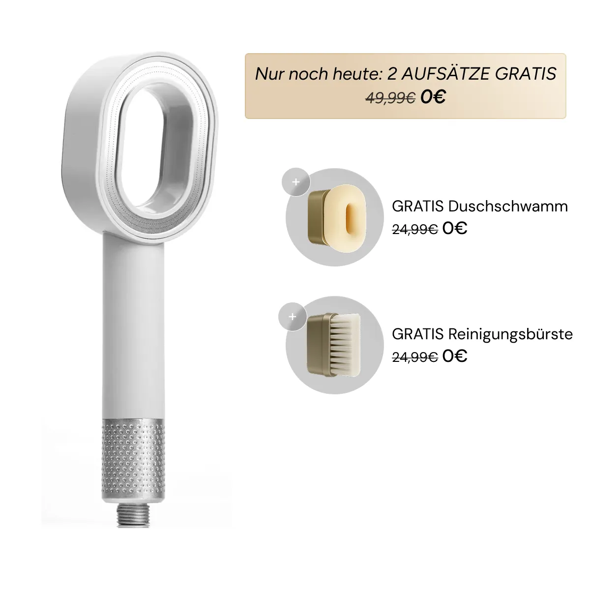 HydroPure 3-en-1 Pommeau de douche Premium – Image 3