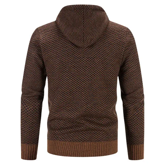 Cardigan pour homme à capuche – Image 5
