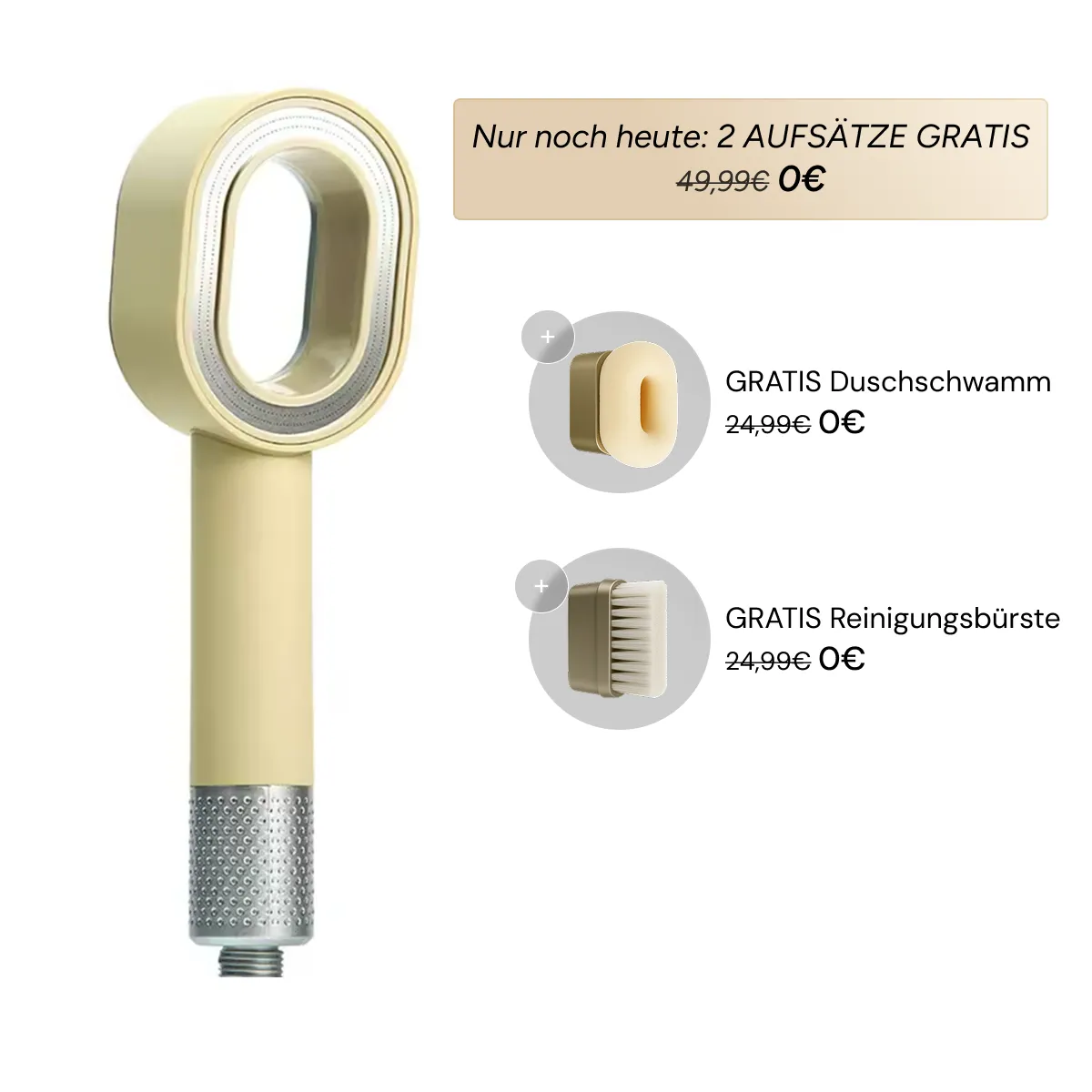 HydroPure 3-en-1 Pommeau de douche Premium – Image 4