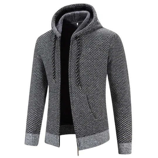 Cardigan pour homme à capuche – Image 6