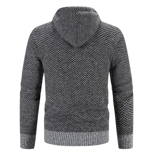 Cardigan pour homme à capuche – Image 7