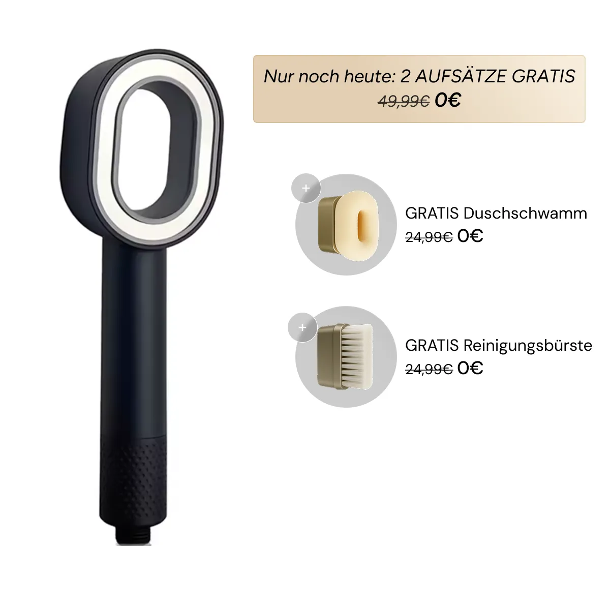 HydroPure 3-en-1 Pommeau de douche Premium – Image 5