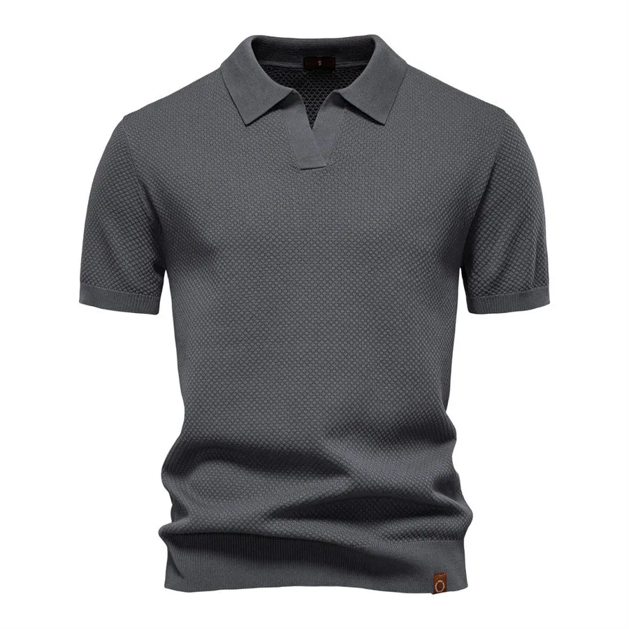 Polo-shirt structuré pour homme – Image 8