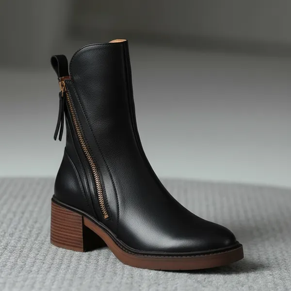 Bottines élégantes en cuir – Image 4