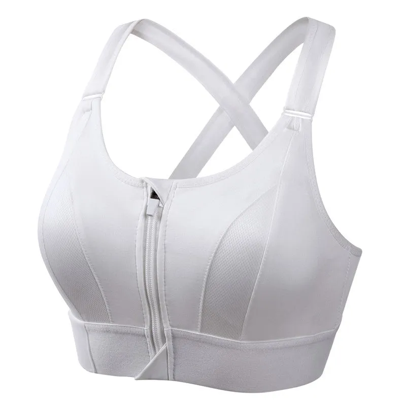 Brassière de sport avec fermeture éclair – Image 2