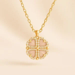 Chaîne pendentif raffinée plaquée or