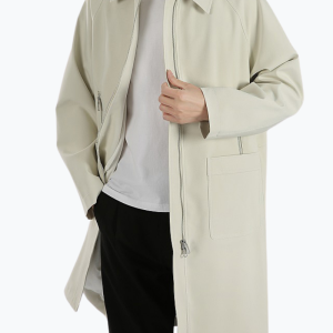 Trench blanc homme Atelier Zephyr