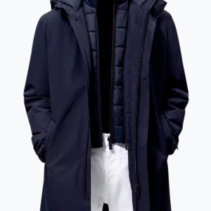 Trench homme à capuche pratique