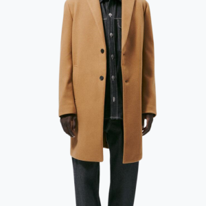 Trench homme brun chaleureux