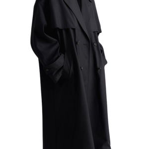 Trench homme croisé structuré