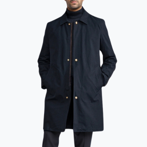 Trench homme droit épuré