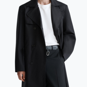 Trench homme ébène classique