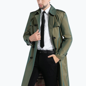 Trench homme kaki aventureux